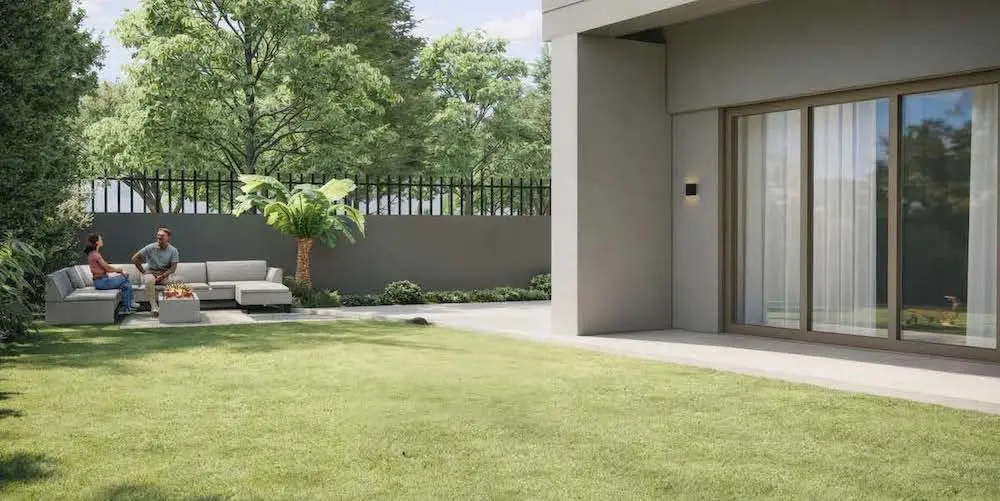 Garden area
